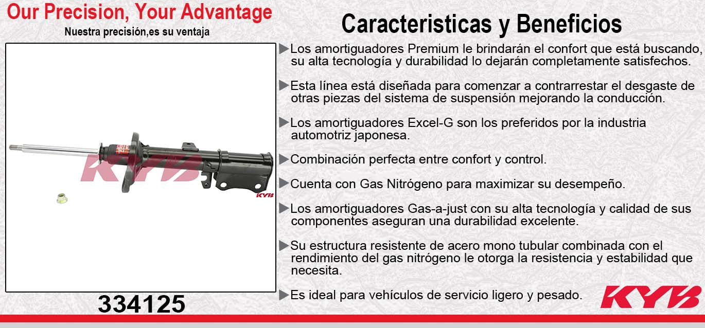 AMORTIGUADOR TRASERO DERECHO GAS EXCEL-G TOYOTA CELICA (1994-1999) KYB