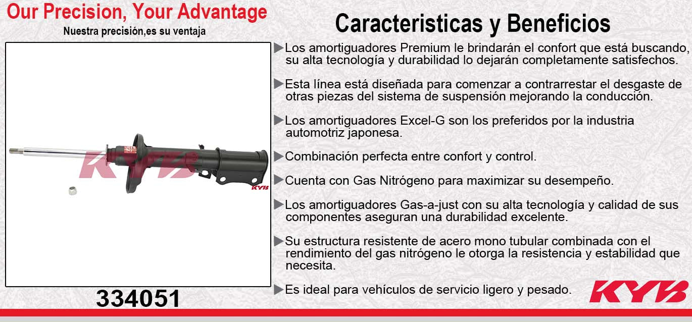 AMORTIGUADOR TRASERO IZQUIERDO GAS EXCEL-G TOYOTA CELICA (1990-1993) KYB