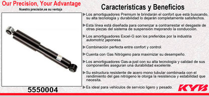 AMORTIGUADOR TRASERO GAS-A-JUST PEUGEOT MANAGER V6 3.0 TURBODIESEL (2009-2012). KYB