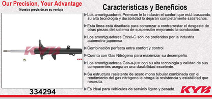 AMORTIGUADOR TRASERO GAS EXCEL-G FORD TAURUS (2000-2007) - MERCURY. SABLE (2000-2005) KYB