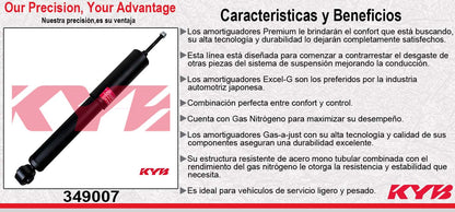 AMORTIGUADOR TRASERO GAS EXCEL-G SAAB. 9-3 (2003-2006) KYB