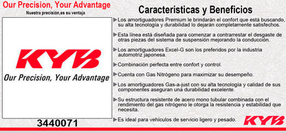 AMORTIGUADOR TRASERO GAS EXCEL-G HYUNDAI CRETA TODOS (2017-2019) KYB
