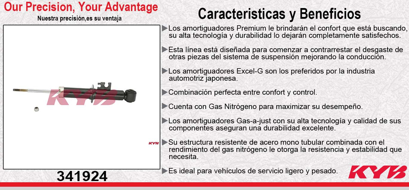 AMORTIGUADOR TRASERO GAS EXCEL-G MINI COOPER S (2002-2006) KYB