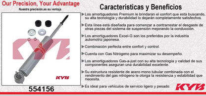 AMORTIGUADOR DELANTERO GAS-A-JUST DODGE DAKOTA PICK-UP 4X2 (1987-1996) KYB