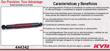 AMORTIGUADOR TRASERO HIDRÁULICO HINO 300 716 & 816 (12) KYB