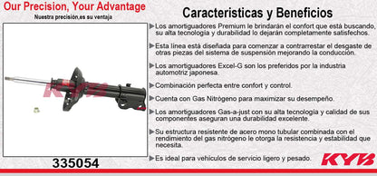 AMORTIGUADOR DELANTERO DERECHO GAS EXCEL-G SUBARU TRIBECA B9 (2006-2012) - TRIBECA (2008-2014) KYB