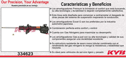 AMORTIGUADOR TRASERO DERECHO GAS EXCEL-G LAND ROVER FREELANDER (2002-2006) KYB