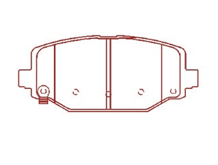 BALATA CERÁMICA TRASERA DODGE GRAND CARAVAN 2012-2013 / JOURNEY 2012-2017 / TOWN & COUNTRY 2012-2016 / VOLKSWAGEN ROUTAN 2012-2014 WAGNER