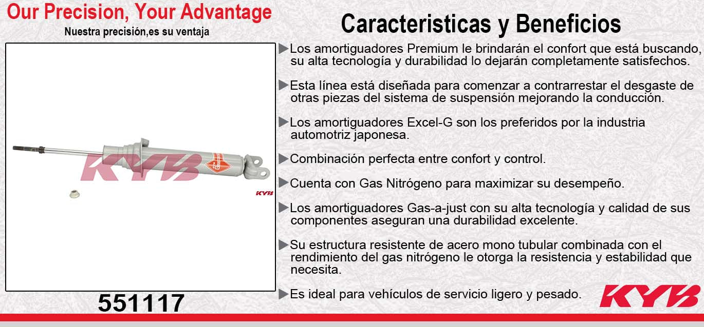AMORTIGUADOR DELANTERO GAS-A-JUST MAZDA. MX-5 MIATA (2006-2014) KYB