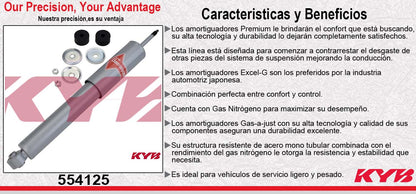AMORTIGUADOR DELANTERO GAS-A-JUST ISUZU TROOPER TODAS (1992-2002) KYB