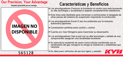 AMORTIGUADOR TRASERO GAS CHEV CHEYENNE 2WD 4WD TODOS (2007-2016) - SIERRA 1500 ELEC (2007-2013). KYB