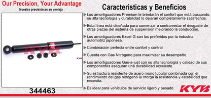 AMORTIGUADOR DELANTERO GAS EXCEL-G NISSAN VAN URVAN (2002-2013). KYB
