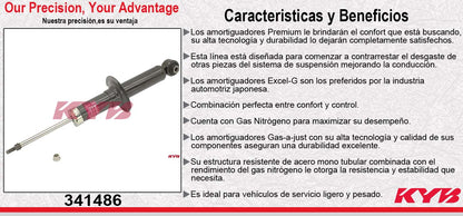 AMORTIGUADOR TRASERO GAS EXCEL-G SUBARU. FORESTER (2009-2013) KYB