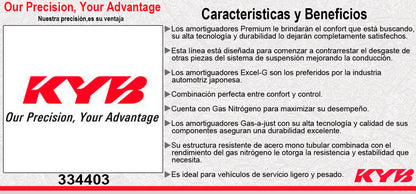 AMORTIGUADOR GAS EXCEL-G RENAULT SAFRANE 2.3 V6 (2009-2011). KYB