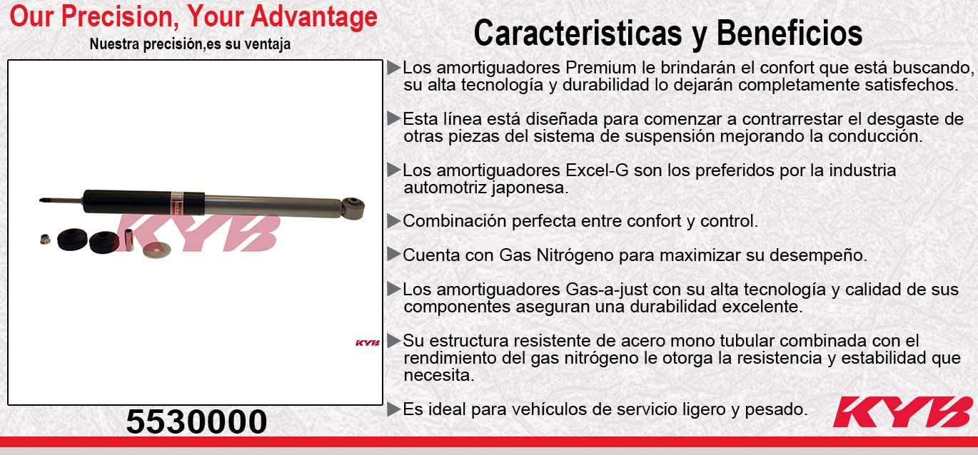 AMORTIGUADOR TRASERO GAS-A-JUST ACURA ILX (2013-2015) KYB
