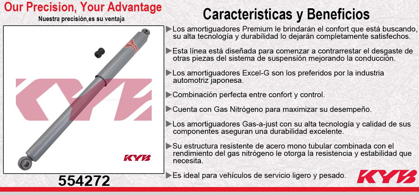 AMORTIGUADOR GAS-A-JUST AMORTIGUADOR KYB