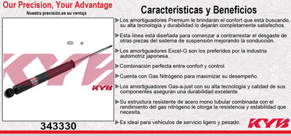 AMORTIGUADOR TRASERO GAS EXCEL-G BMW Z3 (1996-2002). KYB