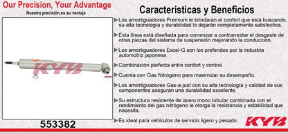 AMORTIGUADOR TRASERO GAS-A-JUST VOLVO. XC90 (2003-2014) EXC. SUSP AIRE KYB