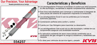 AMORTIGUADOR TRASERO GAS-A-JUST NISSAN PICK UP NACIONAL 2WD (1965-1993) KYB