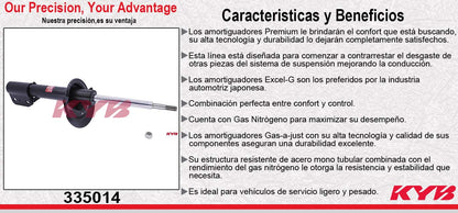 AMORTIGUADOR TRASERO GAS EXCEL-G CHEV LUMINA (1995-2001) - MONTE CARLO (1995-1999) KYB