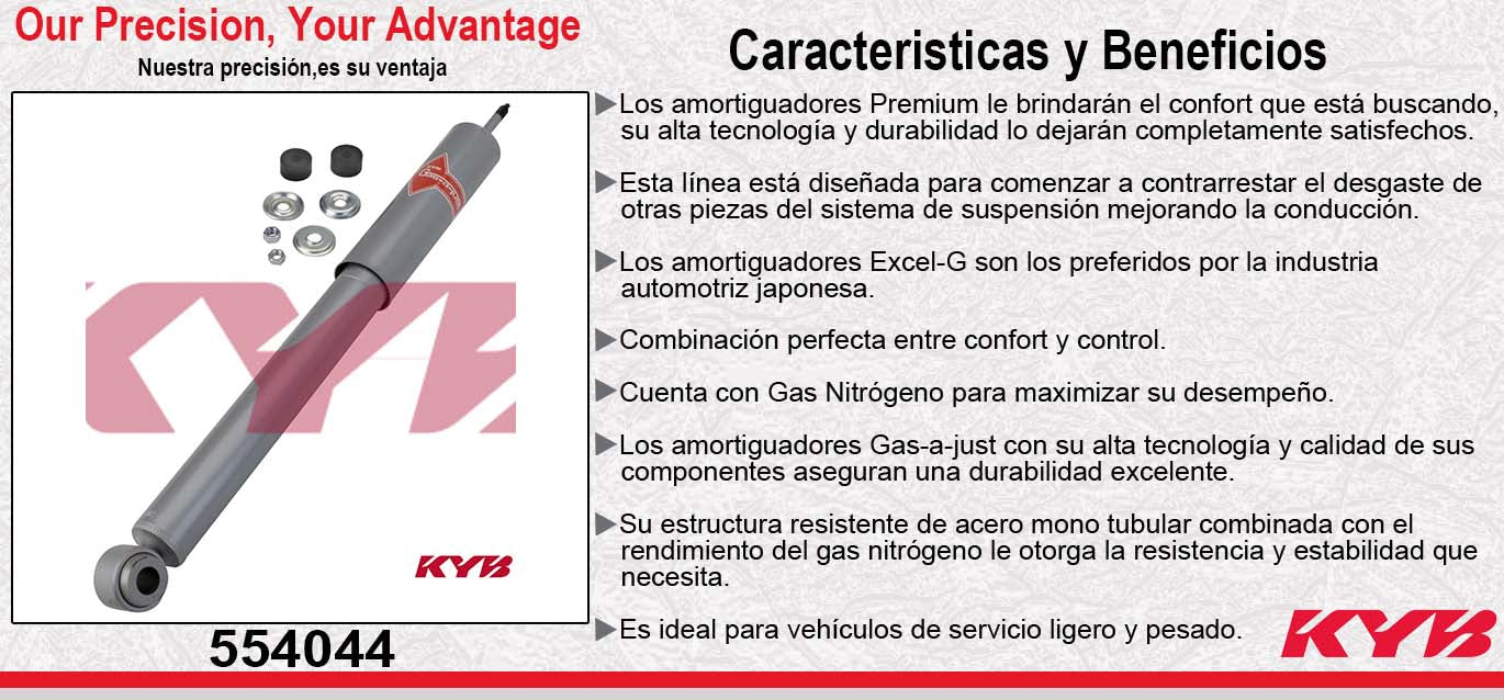 AMORTIGUADOR TRASERO GAS-A-JUST TOYOTA 4 RUNNER (1990-1995) KYB