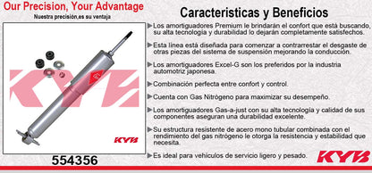 AMORTIGUADOR DELANTERO GAS-A-JUST CHEV EXPRESS VAN PASAJEROS TODOS (2012-2014) (D) KYB