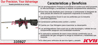 AMORTIGUADOR DELANTERO IZQUIERDO GAS EXCEL-G LAND ROVER. FREELANDER (2002-2006) KYB