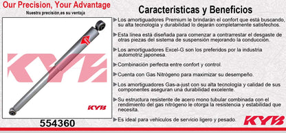 AMORTIGUADOR TRASERO GAS-A-JUST DODGE. RAM 3500 (2003-2010) KYB