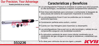 AMORTIGUADOR DELANTERO GAS-A-JUST MERCEDES BENZCLAS CLK (1998-2002) KYB
