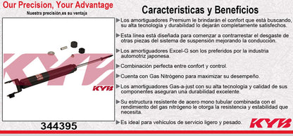 AMORTIGUADOR TRASERO GAS EXCEL-G NISSAN ALTIMA PARA 3.5 (2002-2006) KYB