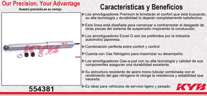 AMORTIGUADOR DELANTERO GAS-A-JUST ISUZU ELF 300 (2006-2012) KYB