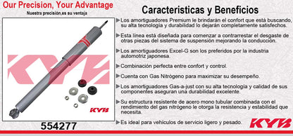 AMORTIGUADOR TRASERO GAS-A-JUST FORD ECONOLINE E150 Y CLUB WAGON (1992-2007) KYB