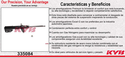 AMORTIGUADOR DELANTERO DERECHO GAS EXCEL-G GMC. TERRAIN EXC DENALI RIN19 (2013-2014) - CHEV. EQUINOX (13) KYB