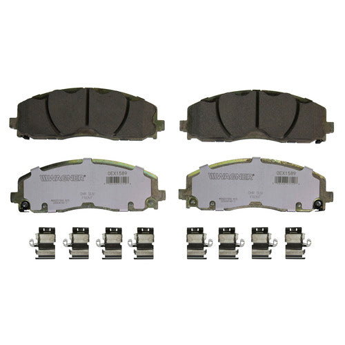 BALATA CERÁMICA DELANTERA CHRYSLER; TOWN & COUNTRY 2012-2016 , PACIFICA 2017-2017; DODGE GRAND CARAVAN 2012-2016 ; DODGE JOURNEY 2012-2016 , VOLKSWAGEN; ROUTAN 2012-2014 WAGNER