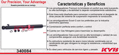 AMORTIGUADOR DELANTERO GAS EXCEL-G ISUZU ELF450 (2006-2008) KYB