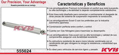 AMORTIGUADOR TRASERO GAS-A-JUST NISSAN TITAN 2WD (2004-2012) KYB