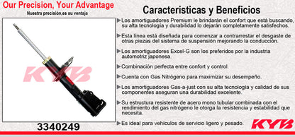 AMORTIGUADOR DELANTERO DERECHO GAS EXCEL-G DODGE JOURNEY (2014-2020). KYB