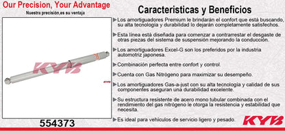 AMORTIGUADOR TRASERO GAS-A-JUST FORD LOBO 4WD (2009-2014) - F150 (2009-2014) KYB