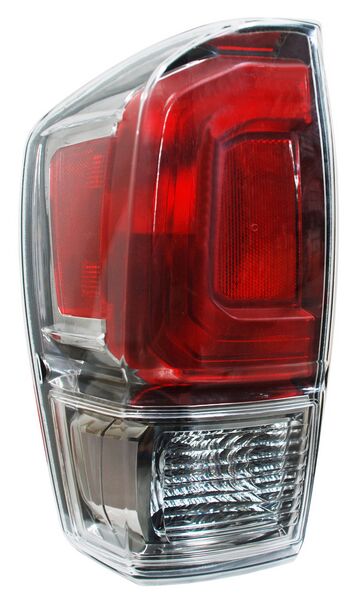 CALAVERA IZQUIERDA OSCURA TOYOTA TACOMA 2016-2023 CROMADA C / FOCOS TYC