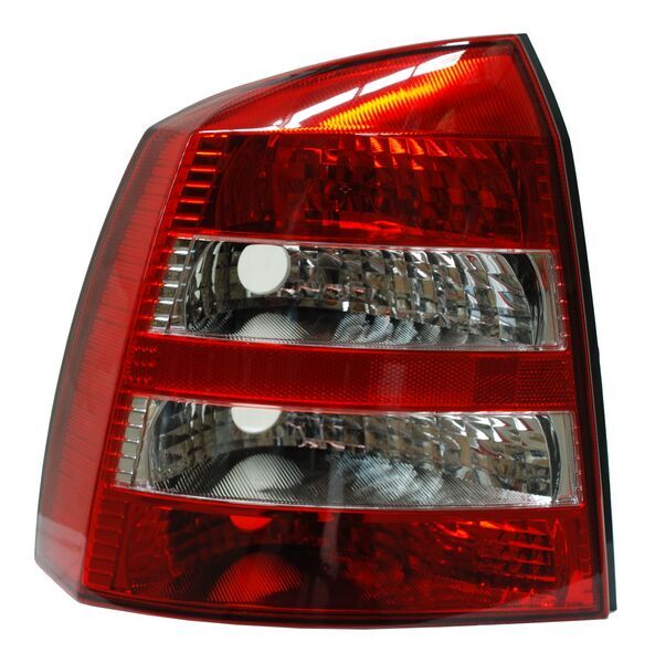 CALAVERA IZQUIERDA 5 PUERTAS, SIN ARNÉS, CLARA, ROJO/BLANCO CHEVROLET 3/ ASTRA 2004-2006 TYC