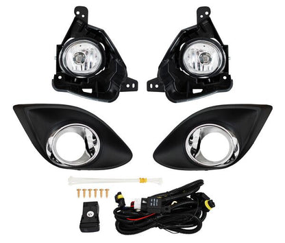 FARO DE NIEBLA MAZDA 2 2012-2015 C / PARRILLA FILO CROM JGO 2252 352 TYG