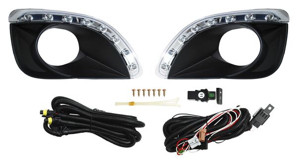 FARO DE NIEBLA TOYOTA CAMRY 2010-2011 PARRILLA C / LED JGO TYG