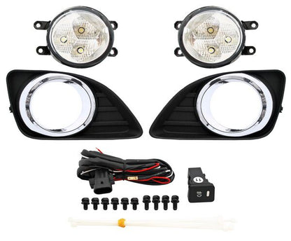 FARO DE NIEBLA TOYOTA CAMRY 2010-2011 LED C / PARRILLA JGO TYG