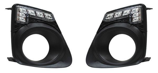 PARRILLA TOYOTA COROLLA 2011-2013 C / LEDS FORMA L P / FARO NIEBLA JGO TYG
