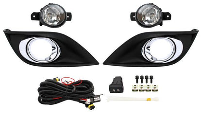 FARO DE NIEBLA NISSAN VERSA 2015-2019 / V-DRIVE 2020-2023 C / PARRILLA FILO CENTRAL CROM JGO TYG