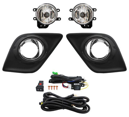 FARO DE NIEBLA TOYOTA HILUX 2016-2025 C / PARRILLA FILO INT CROM JGO 624 480.06 TYG