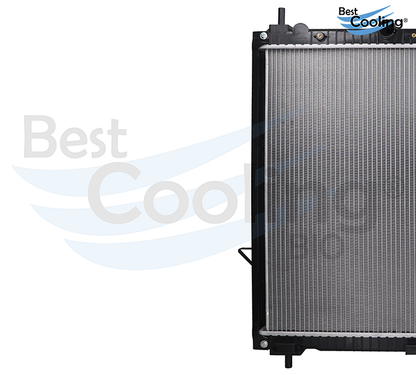 RADIADOR ANTICONGELANTE CHEVROLET TRUCK S10 MAX 4L 2.4 LTS 2023-2025 TURBO TRANSMISIÓN MANUAL SOLDADO BEST COOLING