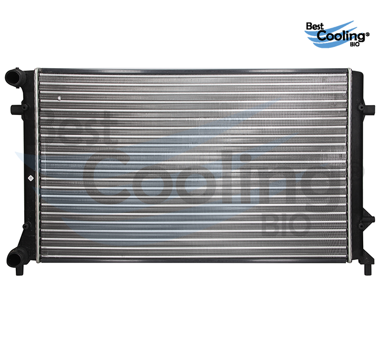 RADIADOR ANTICONGELANTE VOLKSWAGEN JETTA 5L 2.5 LTS 2010-2015 BORA 5L 2.5 LTS 2005-2010 GOLF 5L 2.5 LTS 2010-2015 CON A/C TRANSMISIÓN MANUAL BEST COOLING