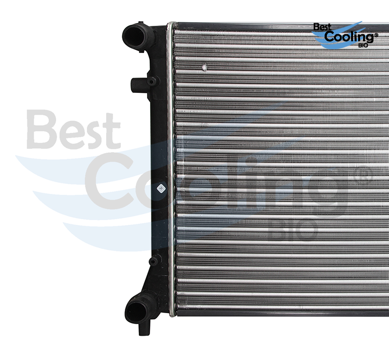 RADIADOR ANTICONGELANTE VOLKSWAGEN JETTA 5L 2.5 LTS 2010-2015 BORA 5L 2.5 LTS 2005-2010 GOLF 5L 2.5 LTS 2010-2015 CON A/C TRANSMISIÓN MANUAL BEST COOLING