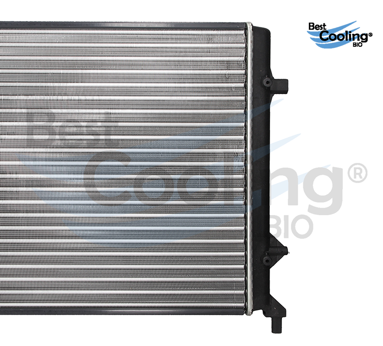 RADIADOR ANTICONGELANTE VOLKSWAGEN JETTA 5L 2.5 LTS 2010-2015 BORA 5L 2.5 LTS 2005-2010 GOLF 5L 2.5 LTS 2010-2015 CON A/C TRANSMISIÓN MANUAL BEST COOLING